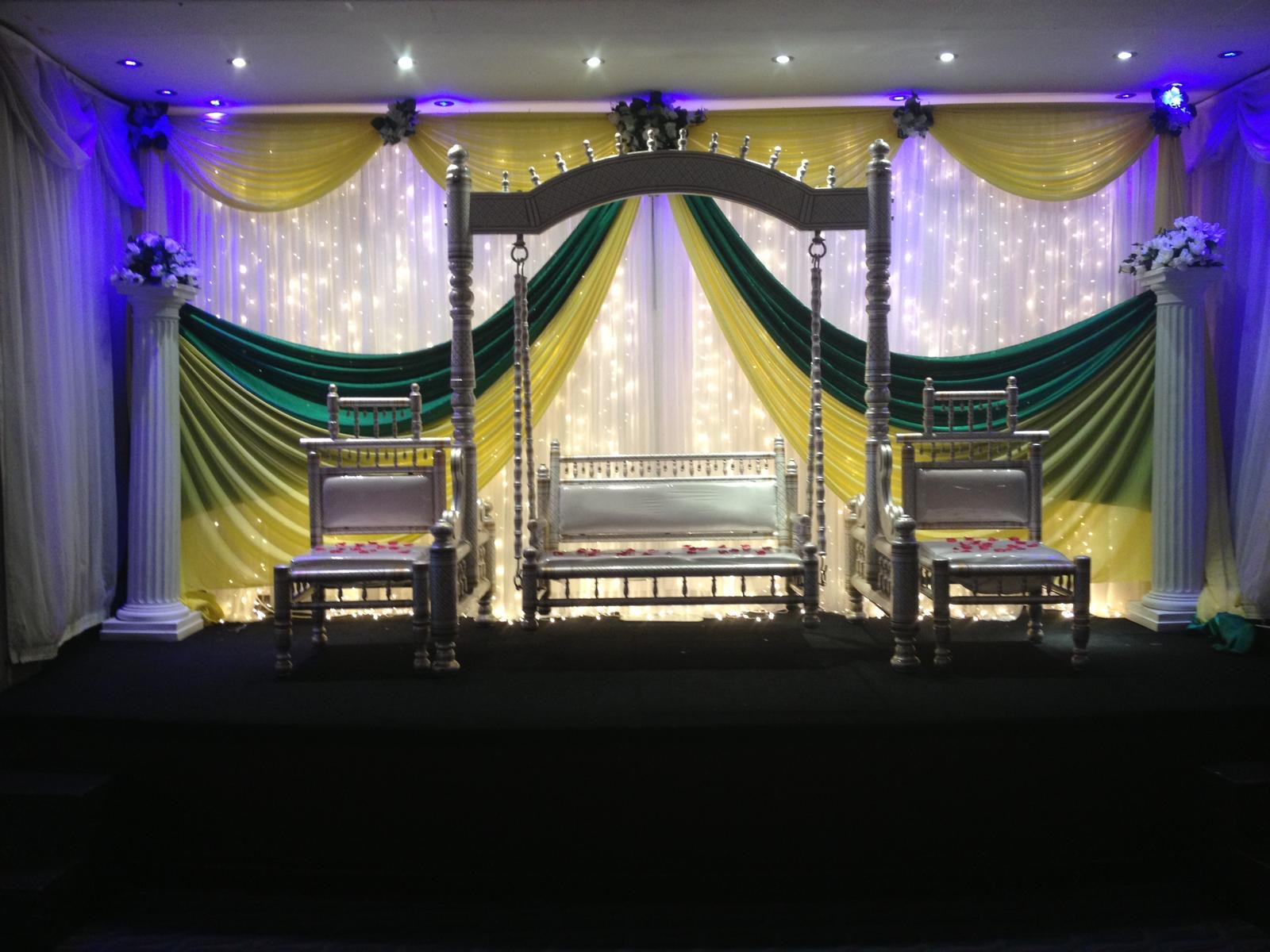 Mehndi Swing Stage Setup